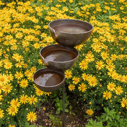 🔥Hot Sale🔥Bring Life Back To Your Garden – Rain Catcher Bird Bath 🌿🐦-CU