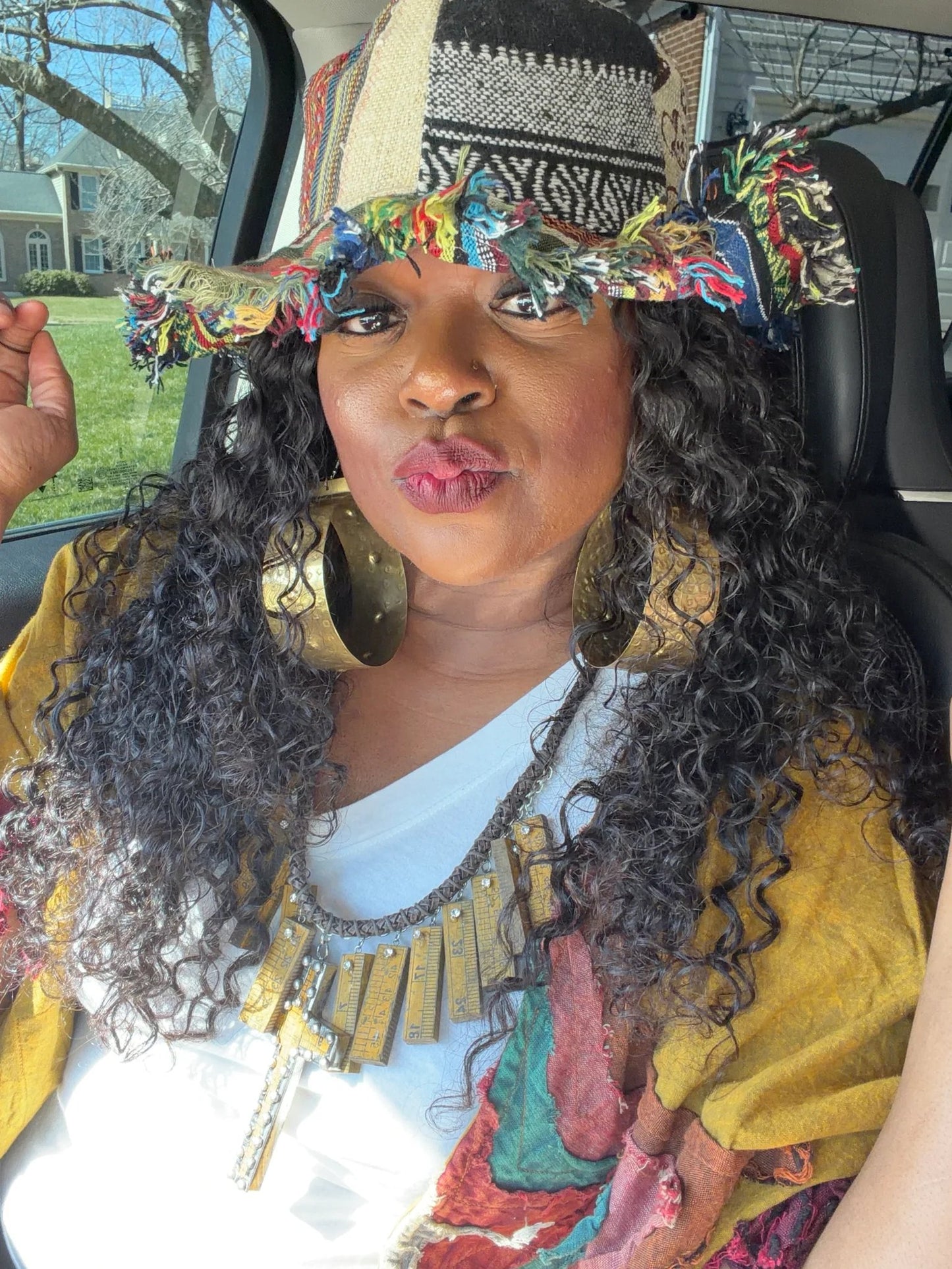 🔥Last Day 60% OFF - 🎩🍄Frayed Patchwork Bucket Hat✨Shapeable Brim One-of-a-Kind Style-CU