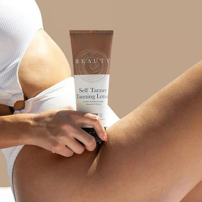 🌞 Get the Ultimate Sunless Glow✨ Beauty by Earth Self Tanner Lotion – For a Natural, Streak-Free Tan-CU
