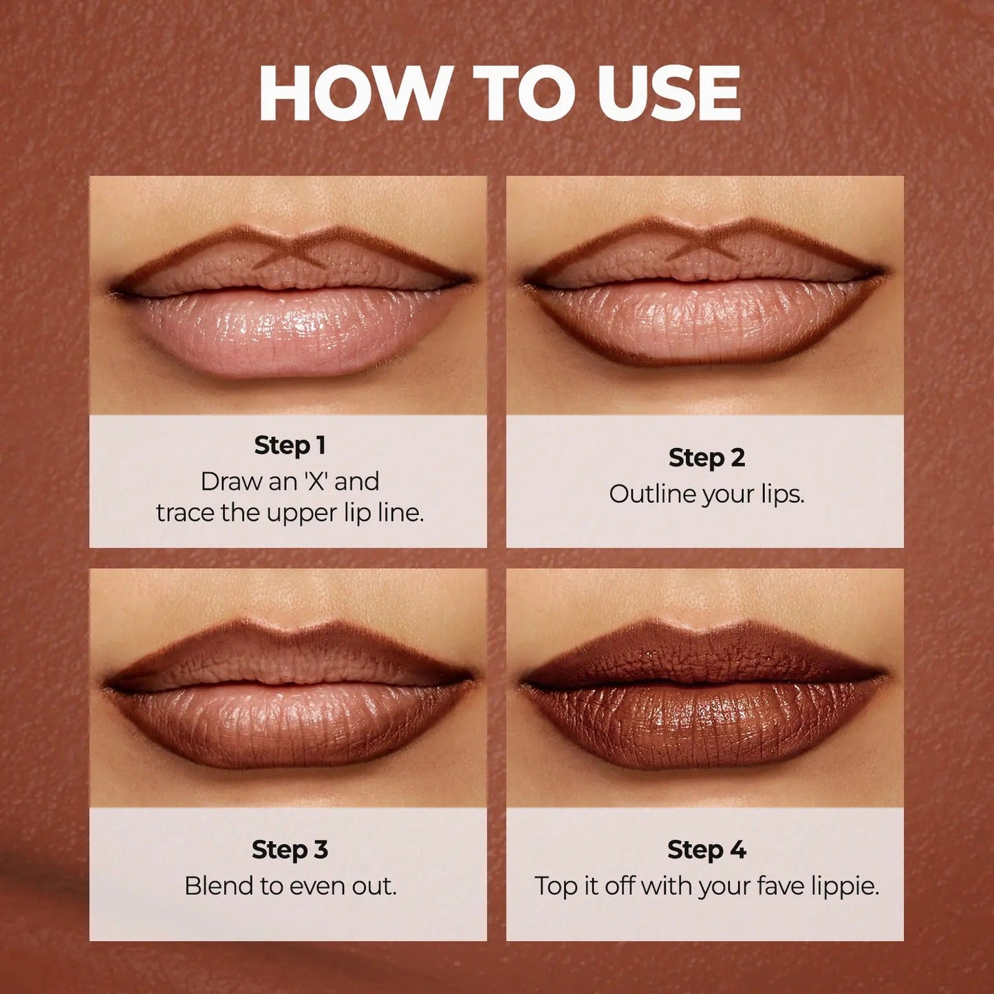 Easy Glide Lip Liner — Creamy, Blendable Color with Smooth Application-CU