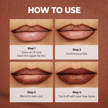Easy Glide Lip Liner — Creamy, Blendable Color with Smooth Application-CU