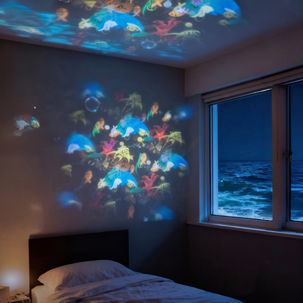 ✨ Rotating LED Projector with Dynamic Lighting Effect – Over 50,000 Sold! 🌀💞 Transform Your Space with Colorful Lights!-CU