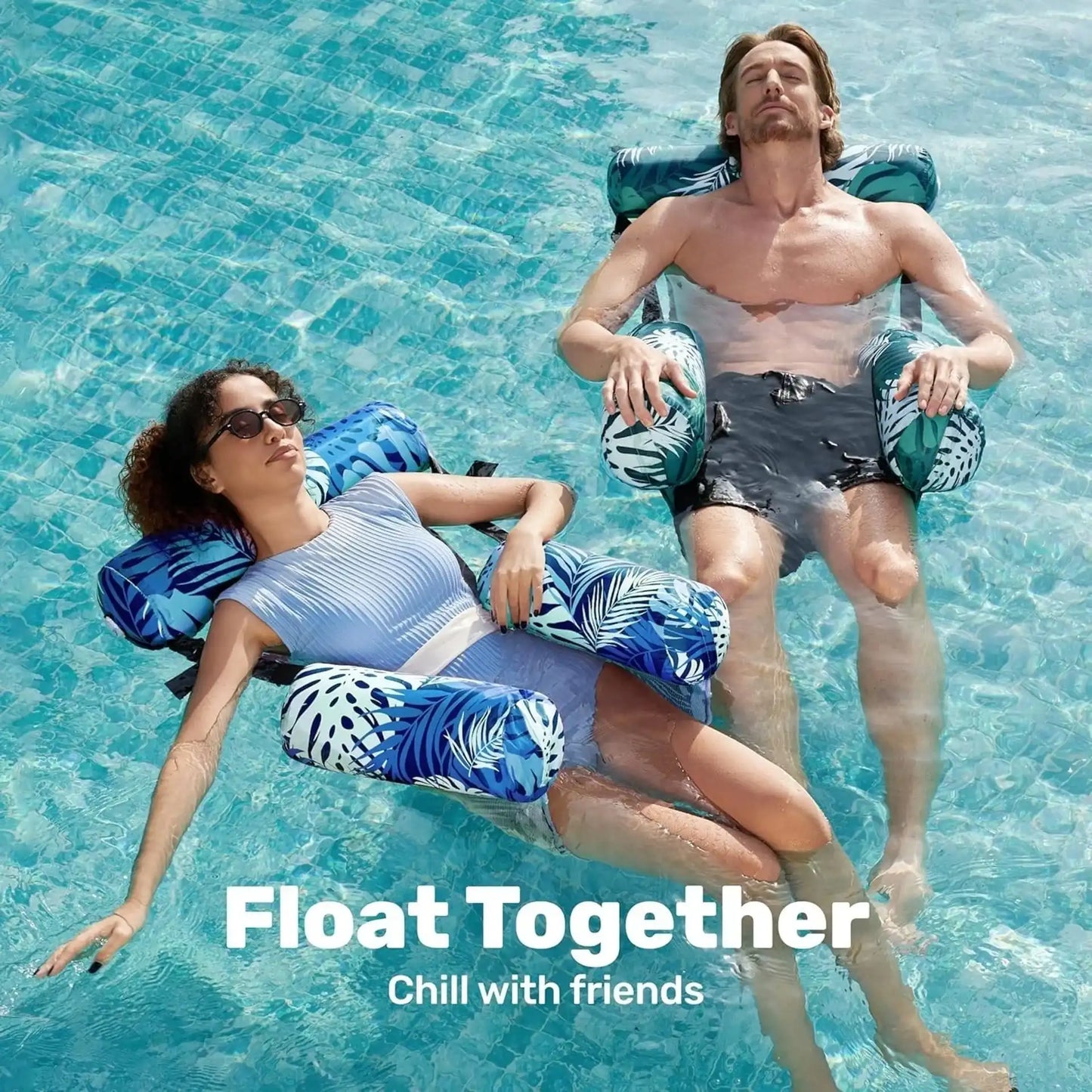 🏊LAST DAY 50% OFF!💺Inflatable Floating Chair – Comfortable, Stable & Perfect-CU