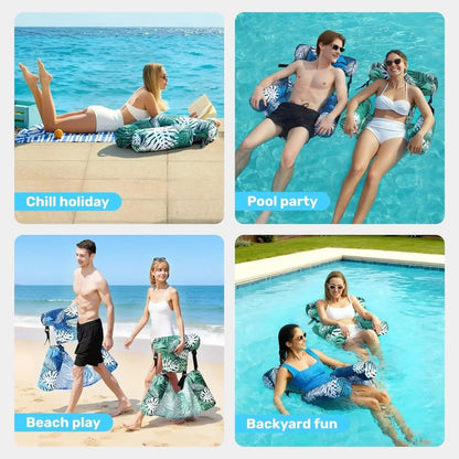 🏊LAST DAY 50% OFF!💺Inflatable Floating Chair – Comfortable, Stable & Perfect-CU