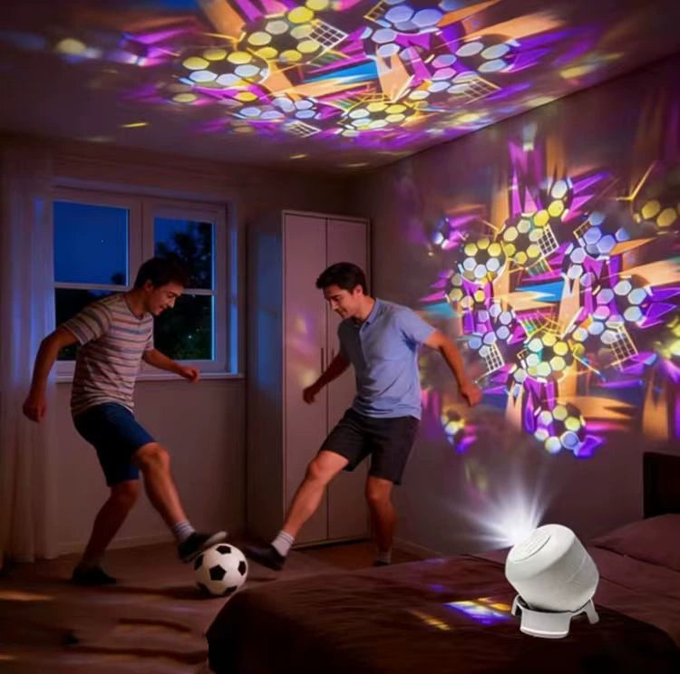 ✨ Rotating LED Projector with Dynamic Lighting Effect – Over 50,000 Sold! 🌀💞 Transform Your Space with Colorful Lights!-CU