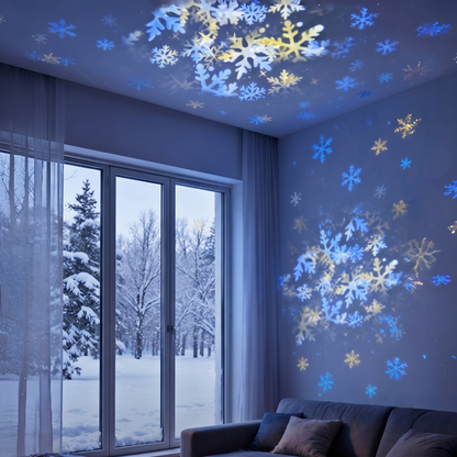 ✨ Rotating LED Projector with Dynamic Lighting Effect – Over 50,000 Sold! 🌀💞 Transform Your Space with Colorful Lights!-CU