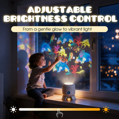 ✨ Rotating LED Projector with Dynamic Lighting Effect – Over 50,000 Sold! 🌀💞 Transform Your Space with Colorful Lights!-CU